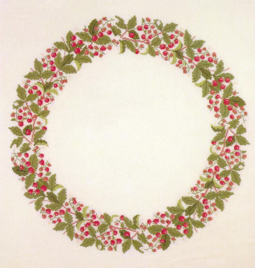 Garland of Strawberries, linen included