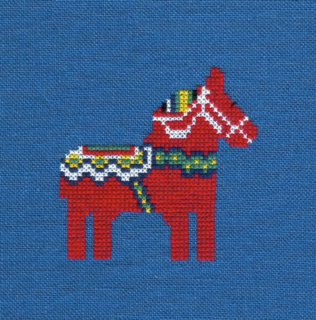 Dala Horse Kit, blue Dala Horse Kit, blue