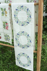 Blue Birds Table Runner