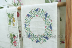 Blue Birds Table Runner