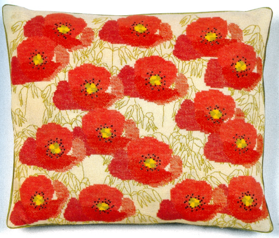 Poppies Pillow Poppies Pillow