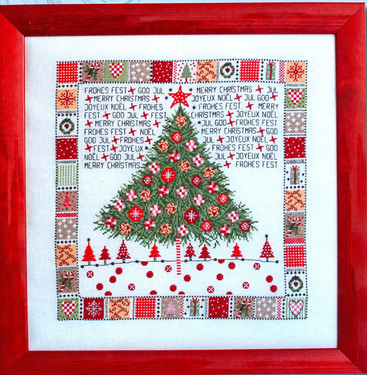 Merry Christmas Cross Stitch Kit Merry Christmas Cross Stitch Kit