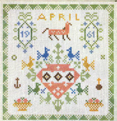 Birthday Sampler, April