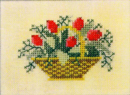 Tulips in a Basket