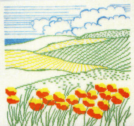 Design from 1990 Calendar, April