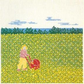Girl in Field of Dandelions, Calendar 1991 Girl in Field of Dandelions, Calendar 1991