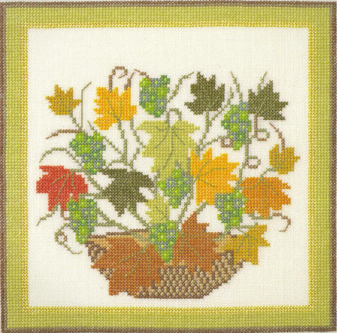 Flowers in a Basket, Oct 1994 Calendar