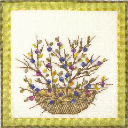 Flowers in a Basket, Nov 1994 Calendar