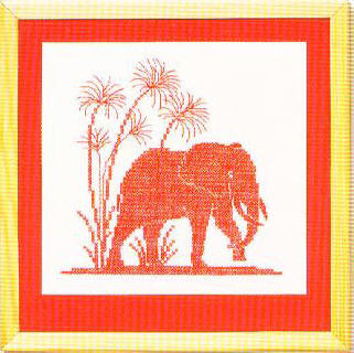 Elephant and Papyrus