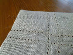 Double Hem Stitched Large Table Square