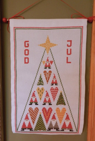 Christmas Triangles Wallhanging by Gunilla's Designs