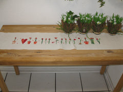 Stickmuster Tulpenherzen (Tulip Hearts Chart)