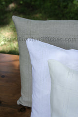 Double Hem Stitched Pillow Cover