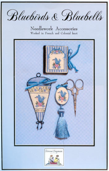 Bluebirds and Bluebells Needlework Accessories