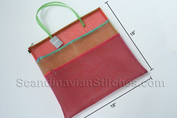 Walker Bag - 18 x 18 Triple Zip Case Multicolor with Handle