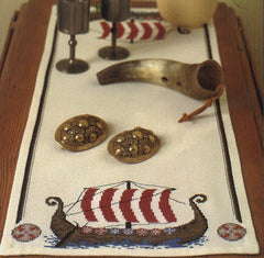 Viking Ship Table Runner