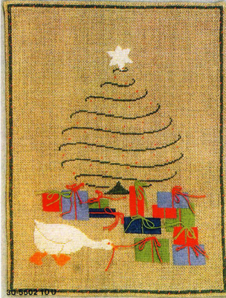 Goose & Christmas Tree