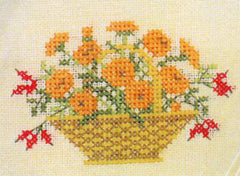 Marigolds in a Basket