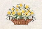 Basket of Yellow Tulips