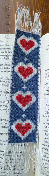 Blue Heart Bookmark