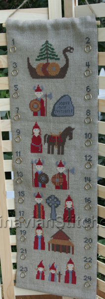 Viking Advent Calendar - Cross Stitch Kit