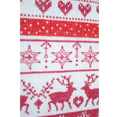 Red Christmas Cross Stitch Kit