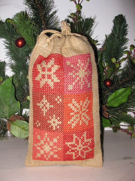 Red Snowflake Christmas Bag Kit